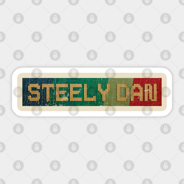 Steely Dan - RETRO COLOR - VINTAGE Sticker by AgakLaEN